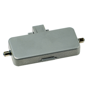 Aluminium spring cover for longitudinal locking
