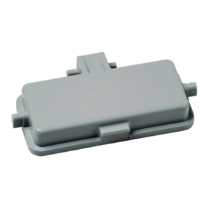 Plastic spring cover for longitudinal locking